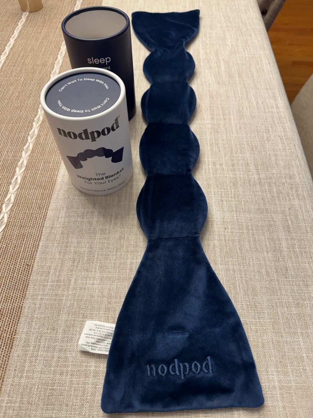 Nod Pod weighted sleep mask NWT